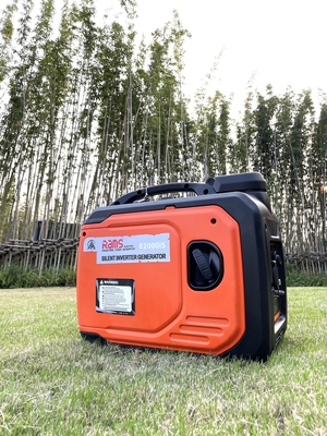 مولد برق بی صدا کم صدا 2kw اینورتر Genset قابل حمل 62db