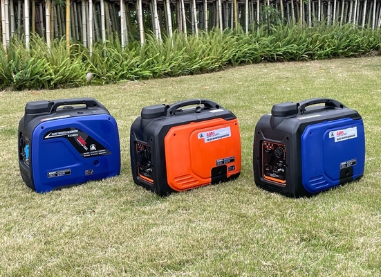 مولد برق بی صدا کم صدا 2kw اینورتر Genset قابل حمل 62db