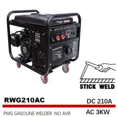 15HP 210A Stick Welding Generator CDI System SMAW Stick Welder