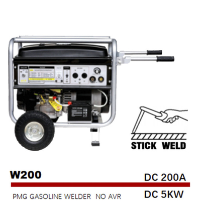 دستگاه جوش 5 کیلووات استارت برقی 200A Arc Welder Generator