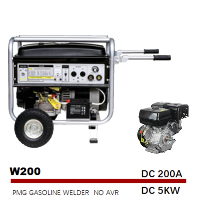 جوشکار موتور محرک 200A 5 KW 14HP استارت الکتریکی