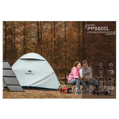 منبع تغذیه پشتیبان باتری 7.2 کیلوگرمی PPS600L نیروگاه قابل حمل 600 واتی