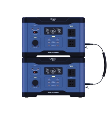 PD65W نیروگاه فضای باز قابل حمل 600W Mid با نمایشگر LCD دینامیک