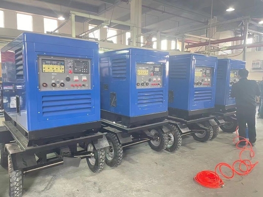 600A دیزل ژنراتور جوشکار کنترل LCD توربوشارژ