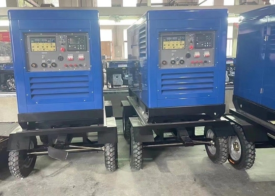 600A دیزل ژنراتور جوشکار کنترل LCD توربوشارژ