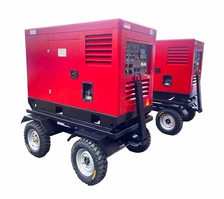 پانل کنترل ال سی دی ژنراتور جوش دیزلی بی صدا 3 فاز 400A استارت برقی DC12V