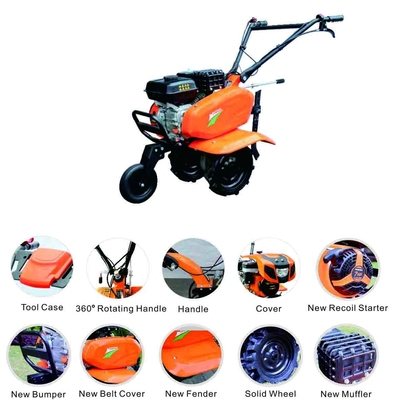 تیلر کمربند برقی مینی GT750 600 - چرخ جلویی با عرض 750 میلی متر تایلینگ