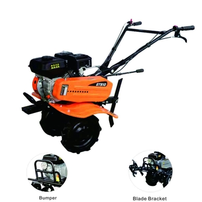 چرخ های حمل و نقل Mini Power Belt Tiller GT910 3.5 - 6 چرخ لاستیکی جامد