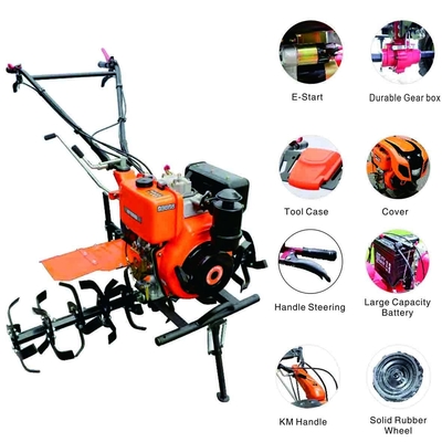 موتور GT1050D Mini Power Gear Tiller Diesel RS178 مدل 300mm