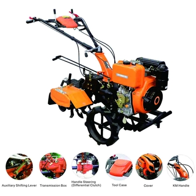 GT1350D-5 Mini Power Gear Tilller 150 - 300mm Tilling Depth Diesel