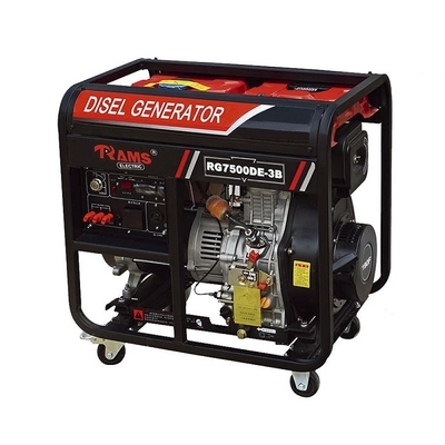 ژنراتور برق قابل حمل 190FD 60HZ 6kw دیزل Genset 120V 220V 240V