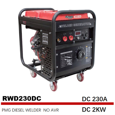 TIG Diesel Welding Generator 230A Generator 192FE Engine Welder