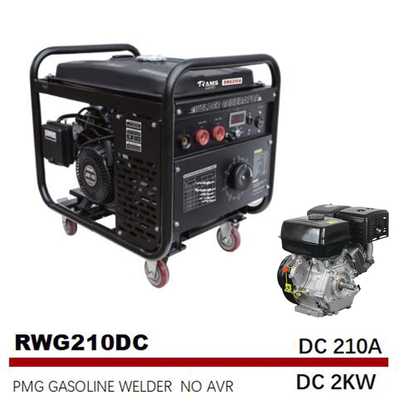 بنزین ژنراتور 2kw فرکانس متوسط ​​قوس 210A