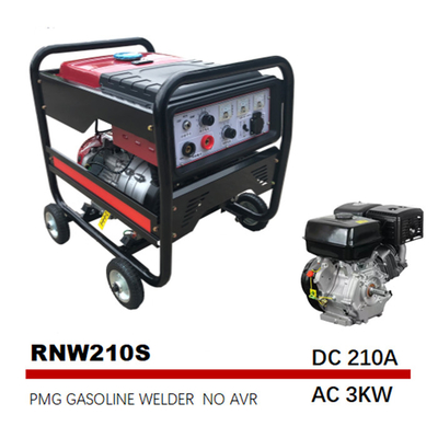 210A Engine Driven Welders بنزینی آهنربای دائمی AC 3kw