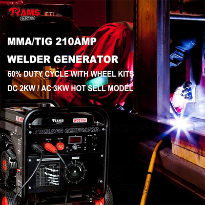 190FE گازوئیلی جوشکار ژنراتور 210A PMG دائمی آهنربا