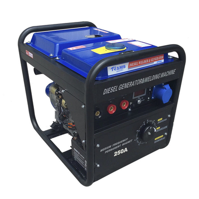 دیزل ژنراتورهای جوشکاری SMAW 250A RWD250AC نوع فرکانس متوسط