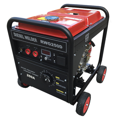 دیزل ژنراتورهای جوشکاری SMAW 250A RWD250AC نوع فرکانس متوسط
